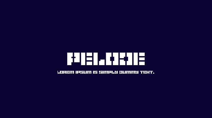 Pelode Font