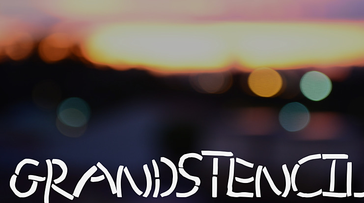 GrandStencil Font