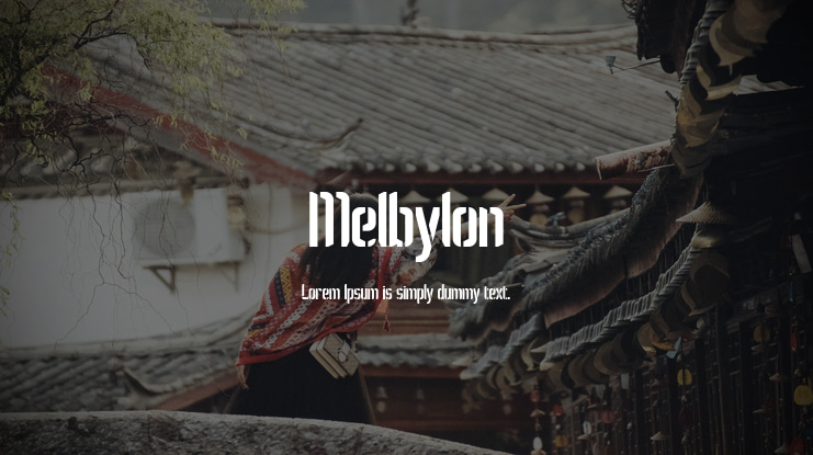 Melbylon Font