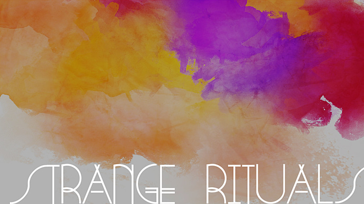 Strange Rituals Font