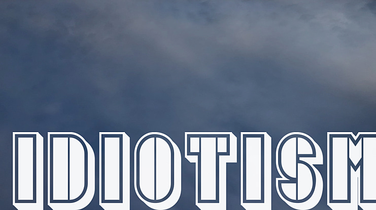 Idiotism Font Family