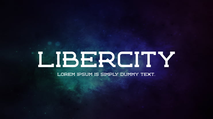 Libercity Font Family