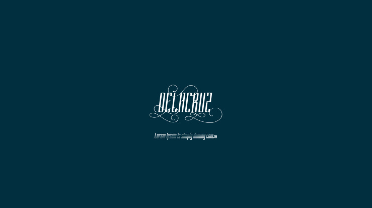 DELACRUZ Font