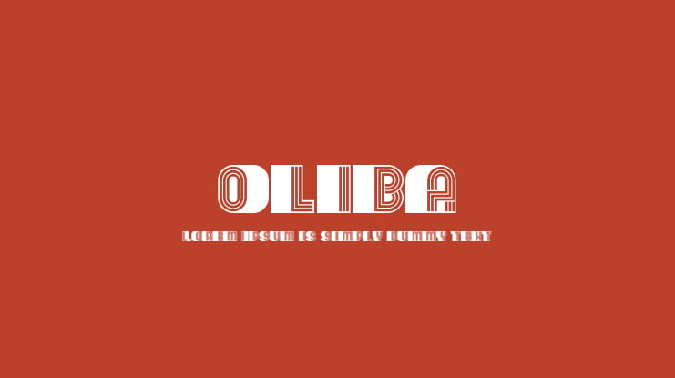 Oliba Font Family