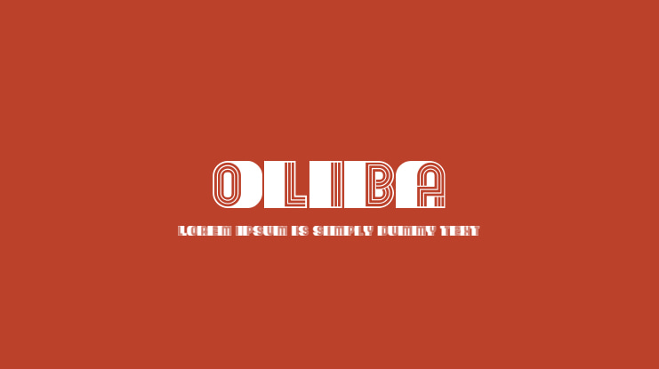 Oliba Font Family