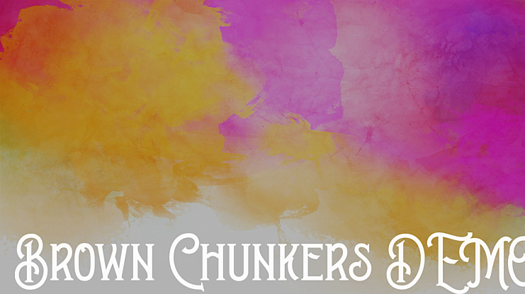 Brown Chunkers DEMO Font