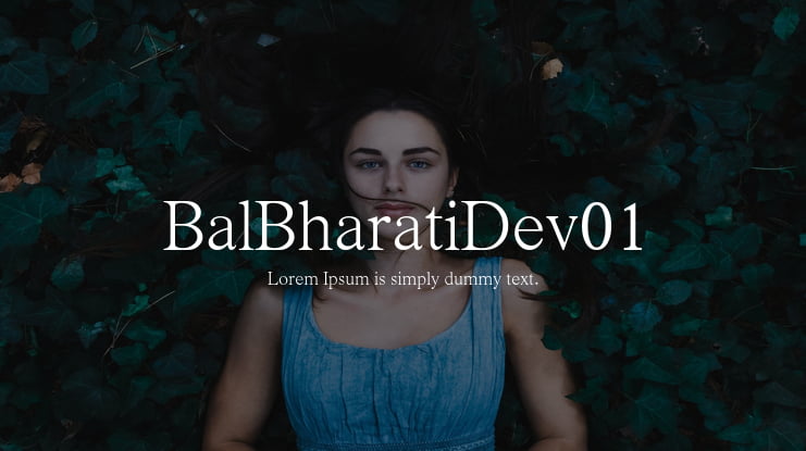 BalBharatiDev01 Font Family