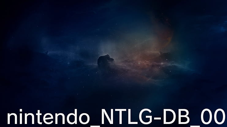 nintendo_NTLG-DB_001 Font