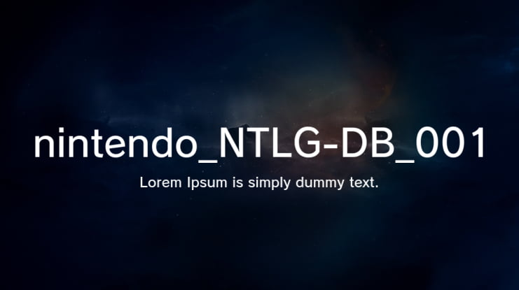 nintendo_NTLG-DB_001 Font