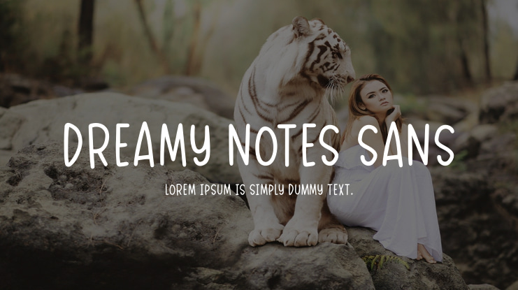 Dreamy Notes Sans Font Family