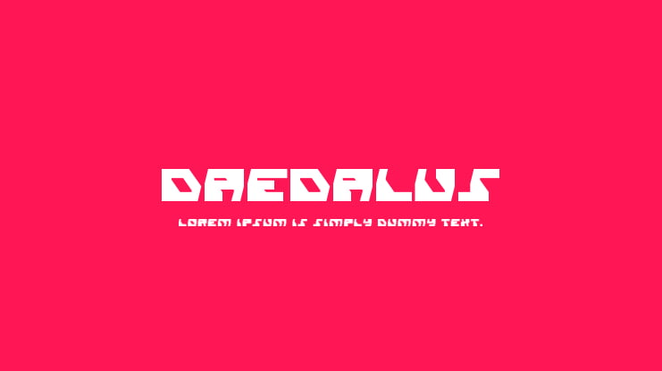 Daedalus Font Family