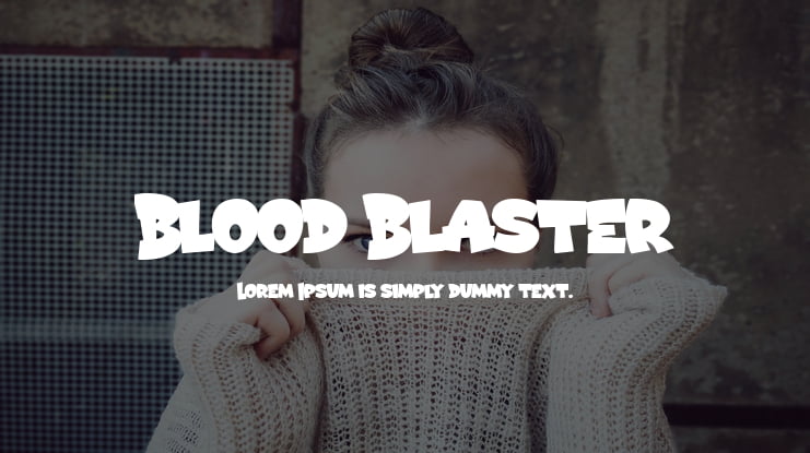 Blood Blaster Font Family