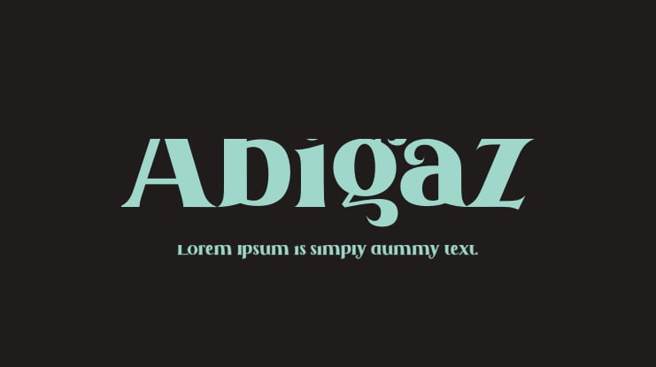 Abigaz Font