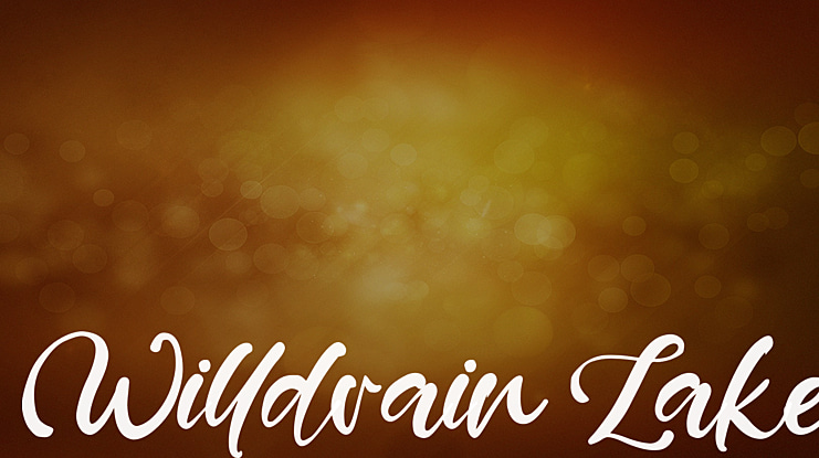 Willdrain Lake Font
