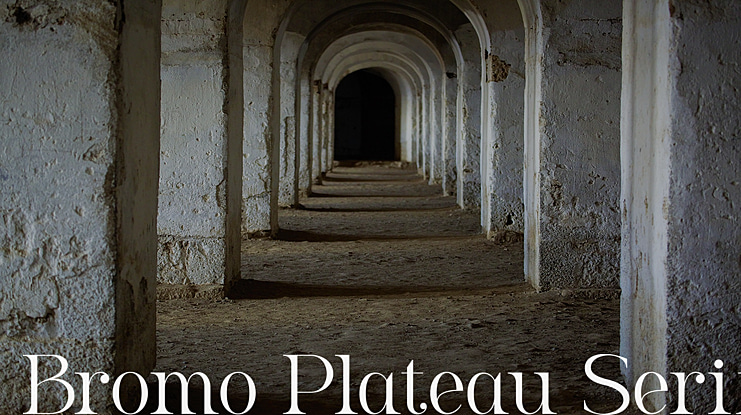 Bromo Plateau Serif Font