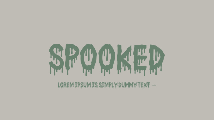 Spooked Font