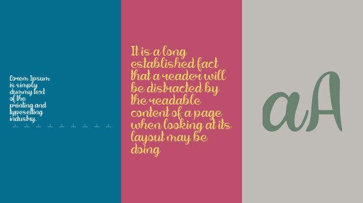 Calligraphy Sunshine Font