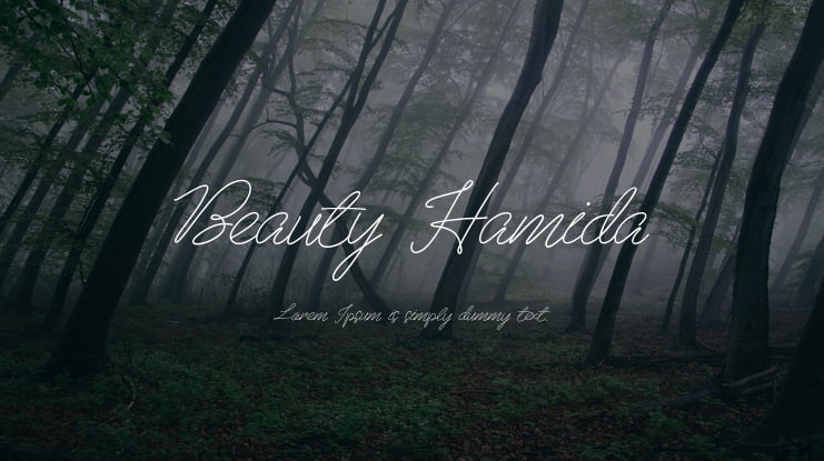 Beauty Hamida Font