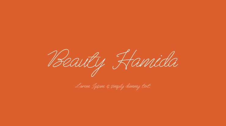 Beauty Hamida Font