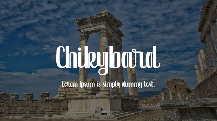 Chikybard Font