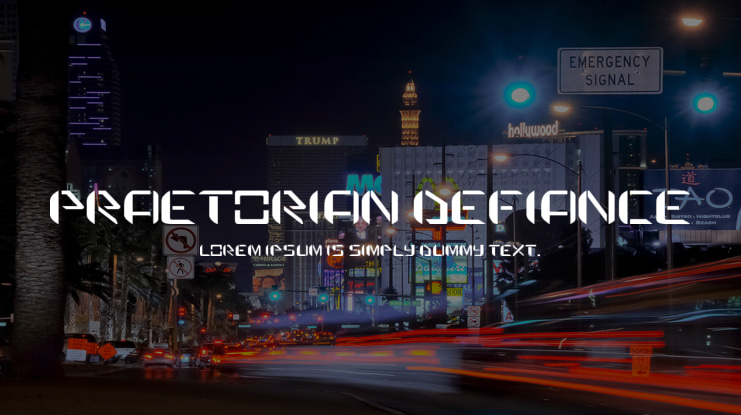 Praetorian Defiance Font