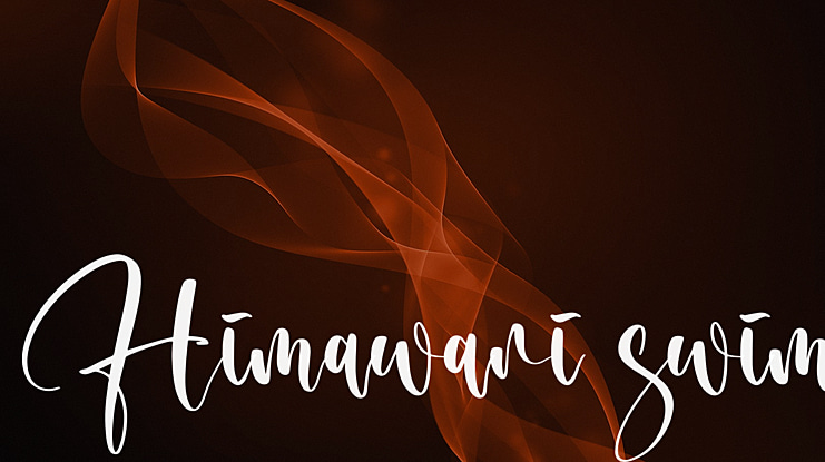 Himawari swim Font
