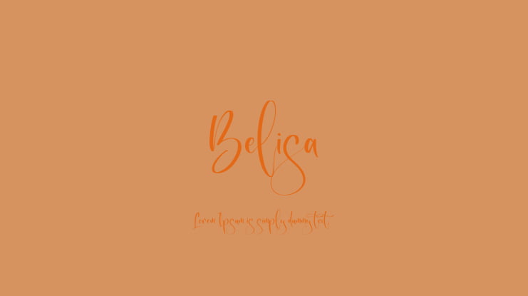 Belisa Font