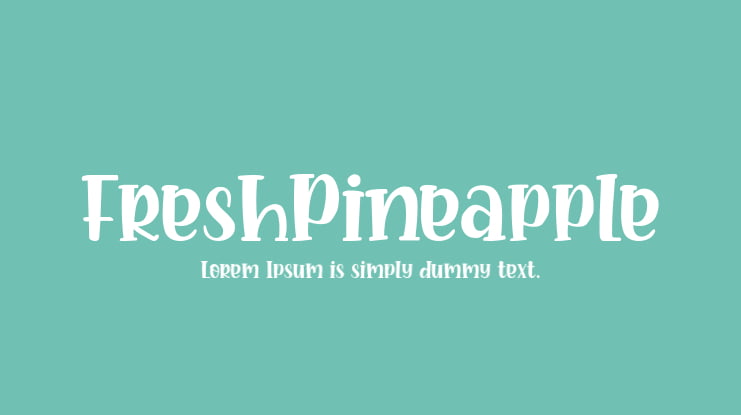 FreshPineapple Font