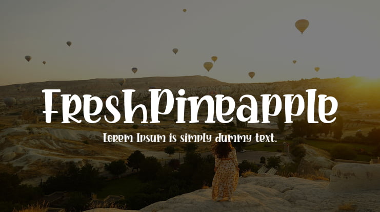 FreshPineapple Font