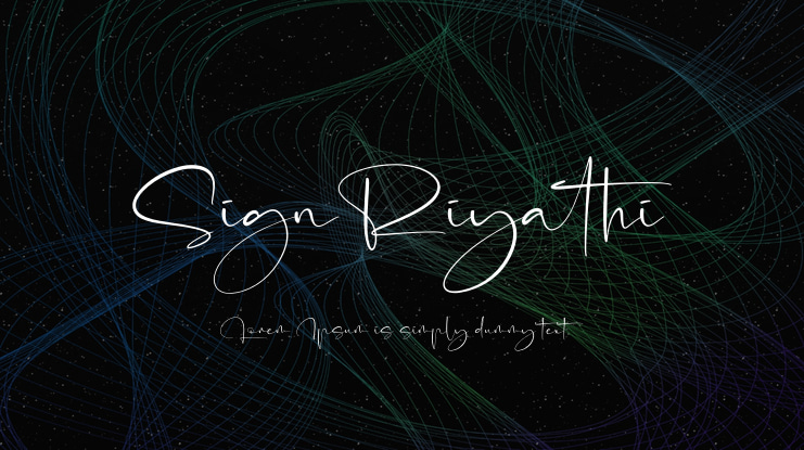 SignRiyathi Font