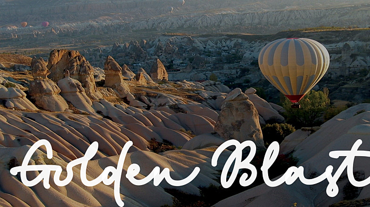 Golden Blast Font
