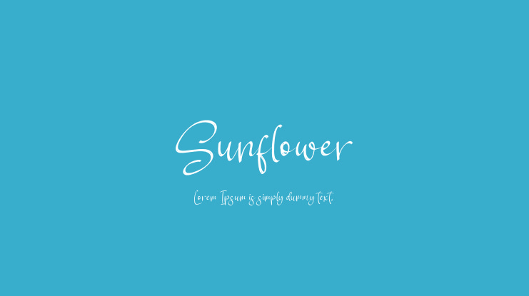Sunflower Font