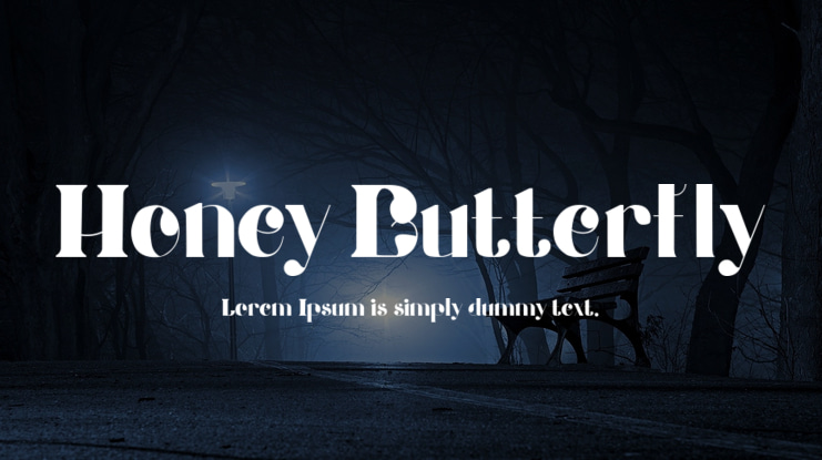 Honey Butterfly Font