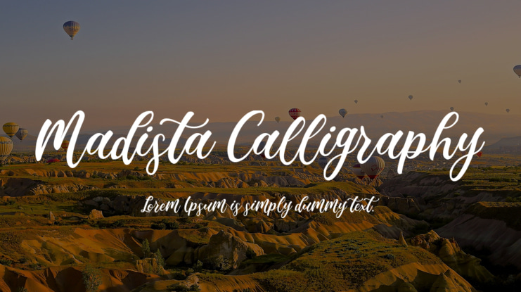 Madista Calligraphy Font