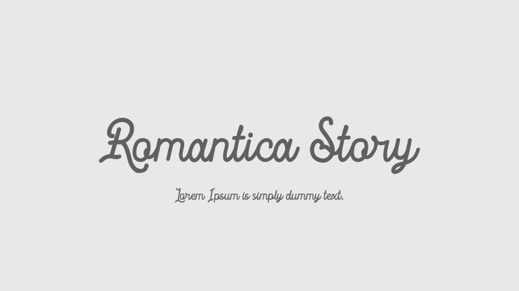 Romantica Story Font