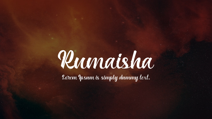 Rumaisha Font