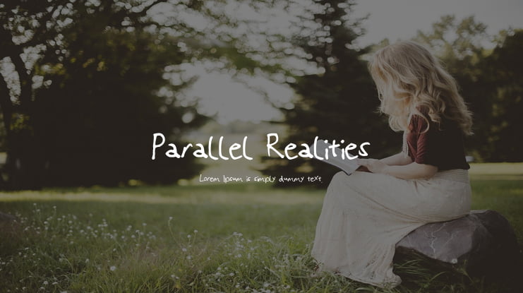 Parallel Realities Font