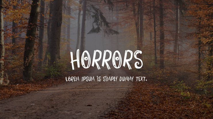 Horrors Font Family