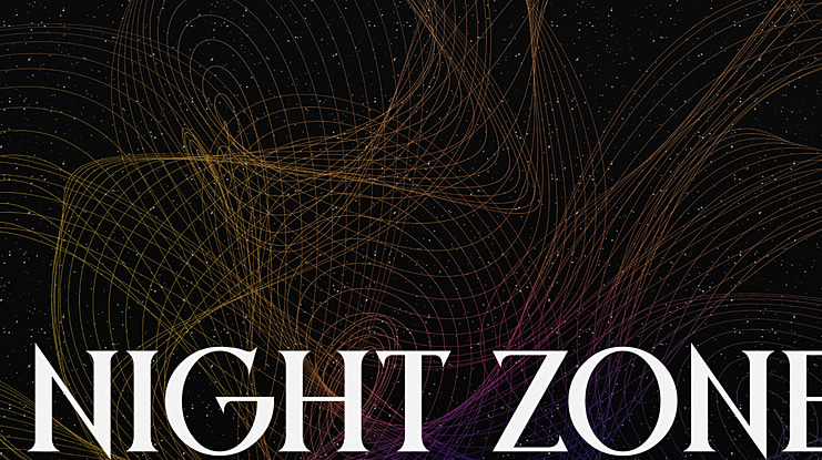 Night Zone Font Family