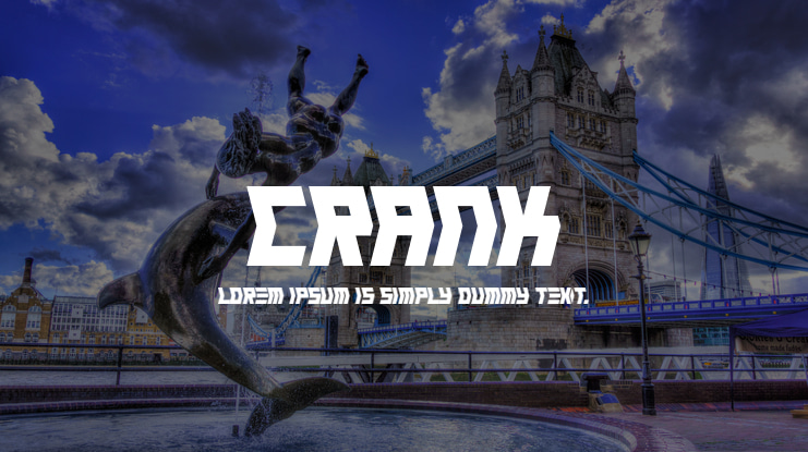 Crank Font