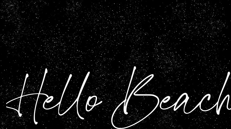 Hello Beach Font