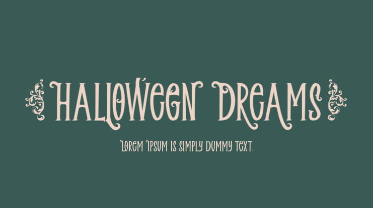 Halloween Dreams Font