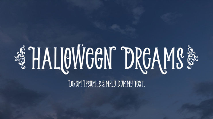 Halloween Dreams Font