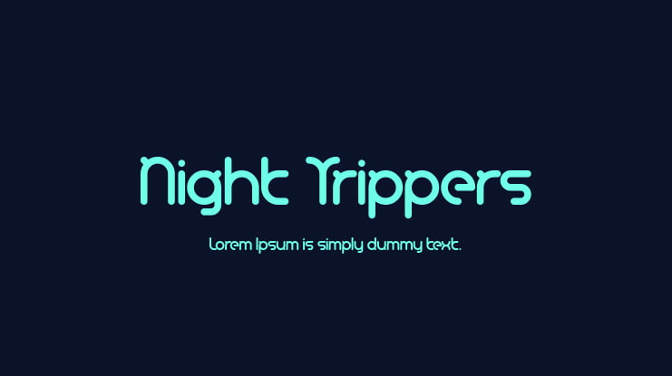 Night Trippers Font