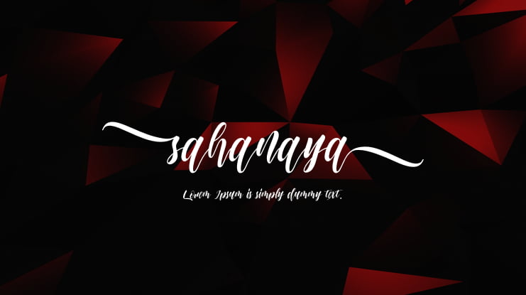 sahanaya Font
