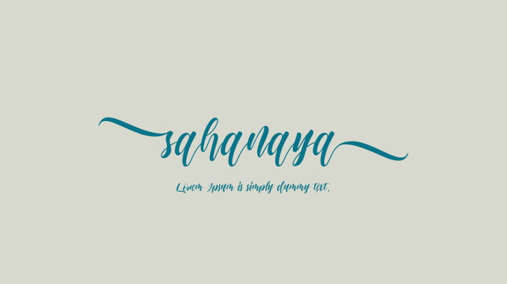 sahanaya Font