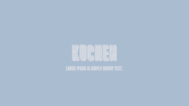 Kuchen Font Family
