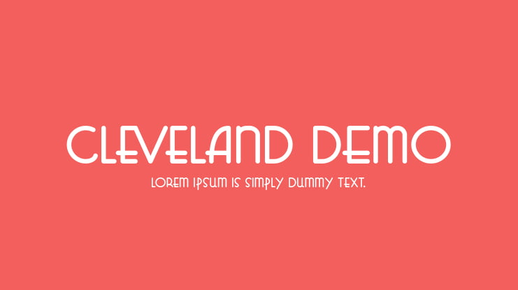 Cleveland DEMO Font