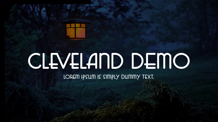 Cleveland DEMO Font