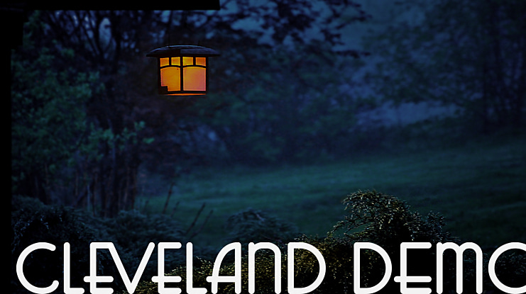 Cleveland DEMO Font